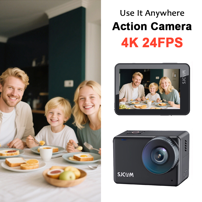 Garden Camera - SJCAM SJ10X Waterproof Action Camera Anti-Shake