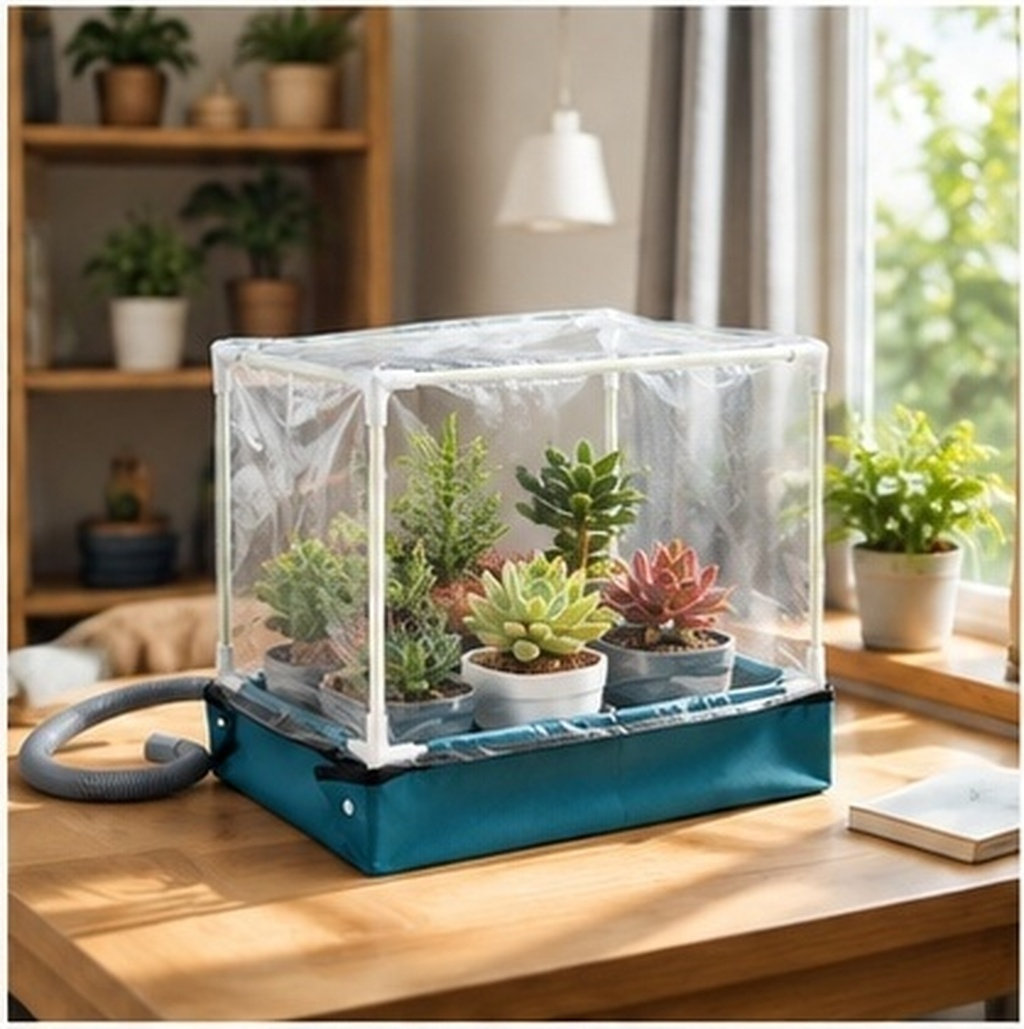 Indoor Garden Kit - Mini Indoor Succulent Greenhouse Kit –