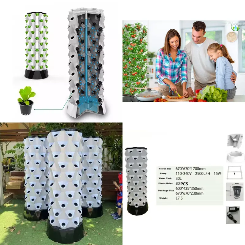 for Home Hydroponic System PVC - Hydroponic Tower recension och pris