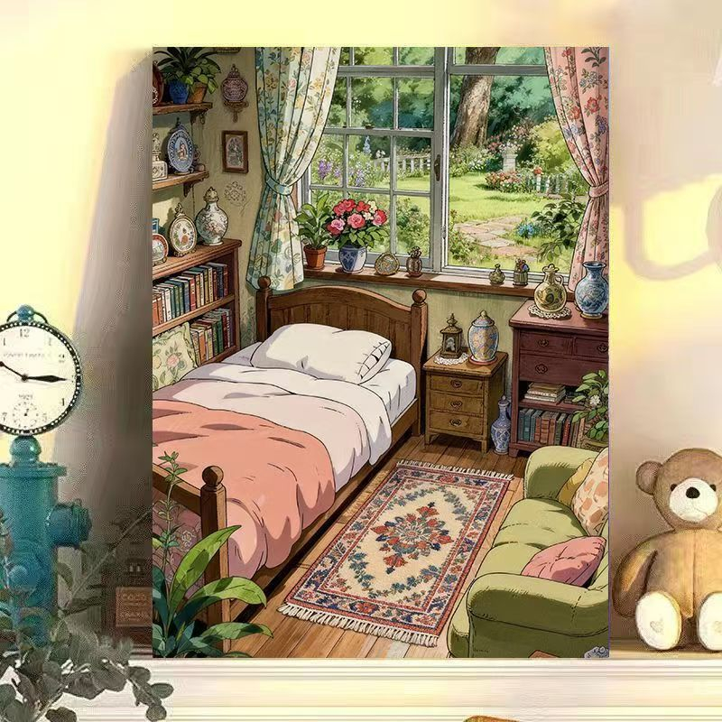 Cozy Bedroom Garden View Moder - Garden Camera recension och pris