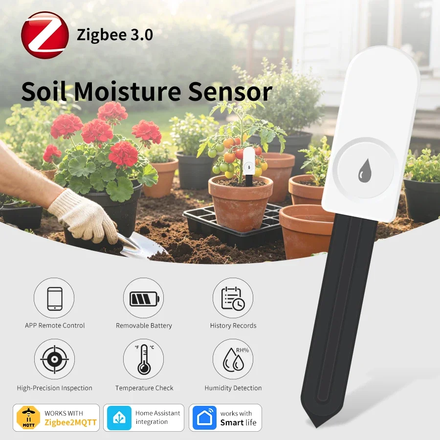 Tuya Smart Zigbee 3.0 Smart So - Plant Monitor recension och pris