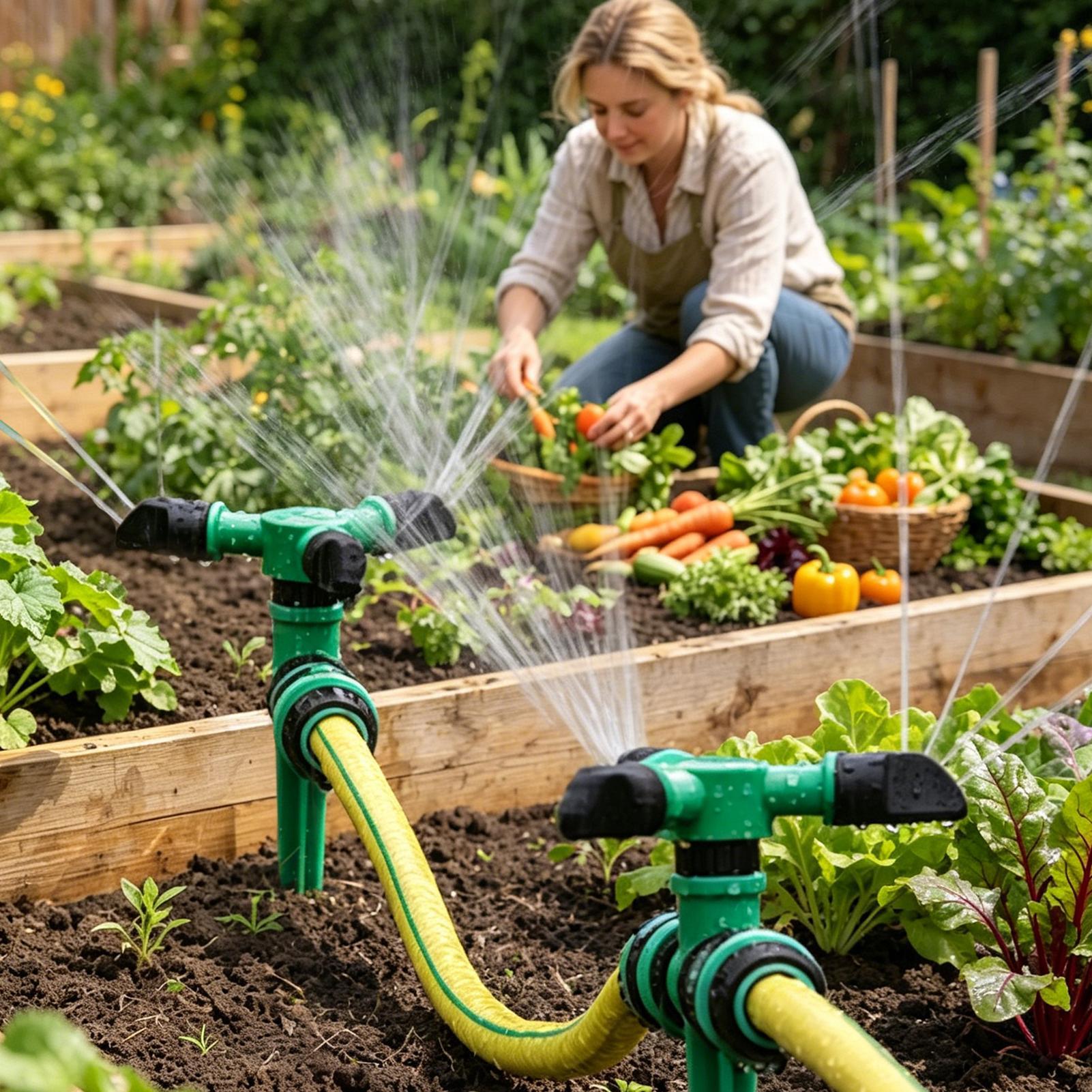 Automatic Rotating Water Sprin - Automatic Watering recension och pris