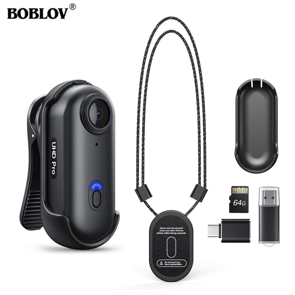 BOBLOV W4 2K Mini Body Camera  - Garden Camera recension och pris
