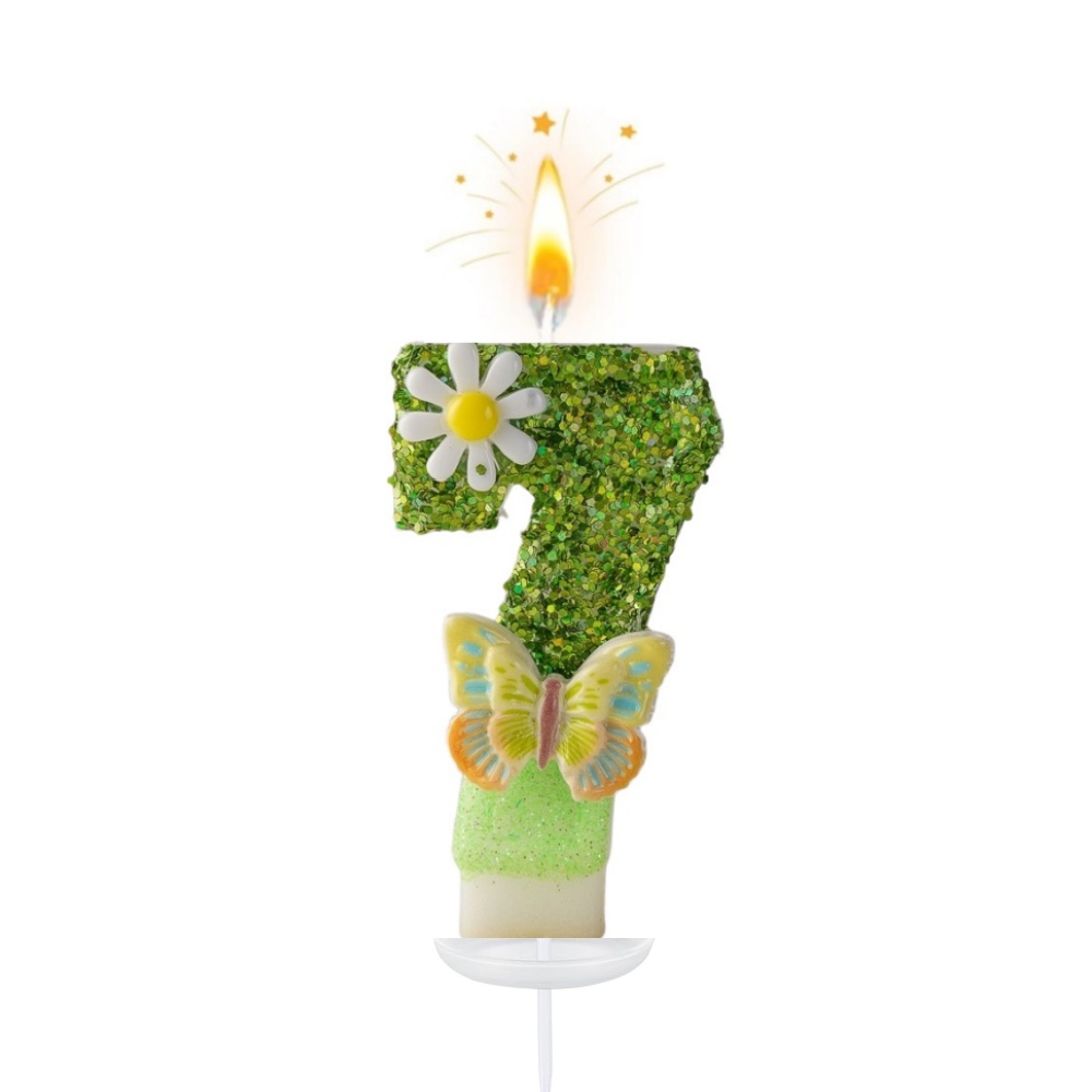 New 0-9 Number Birthday Candle - Garden Camera recension och pris