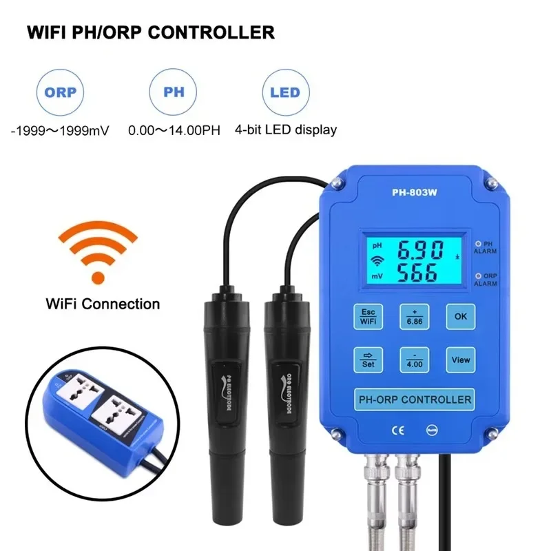 PH-803 Digital 2&1 PH ORP Redo - Plant Monitor recension och pris