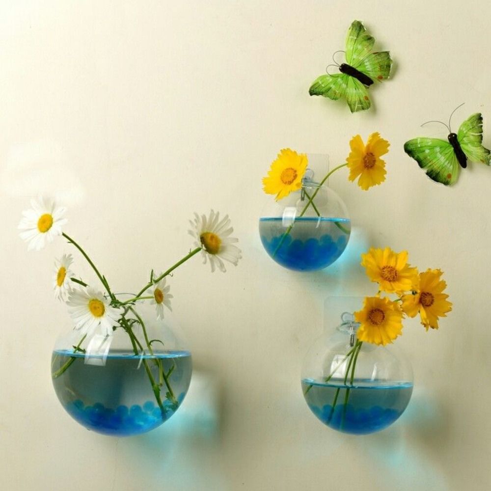 Transparent Glass Vase Wall Ha - Hydroponic Grow Pod recension och pris